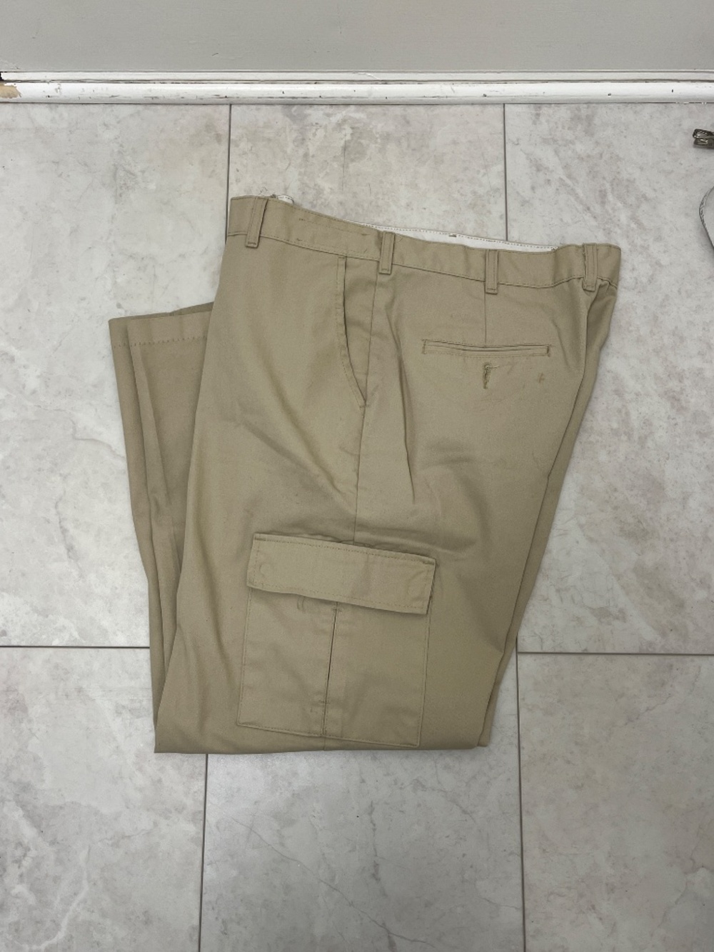 Men's Aramark Cream Work Chinos, 36W x 32L
